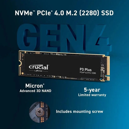2TB 1TB 500GB PCIe Gen4