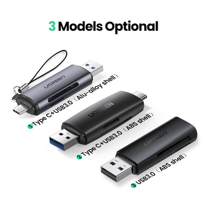 Card Reader USB3.0&USB C to SD for PC Laptop