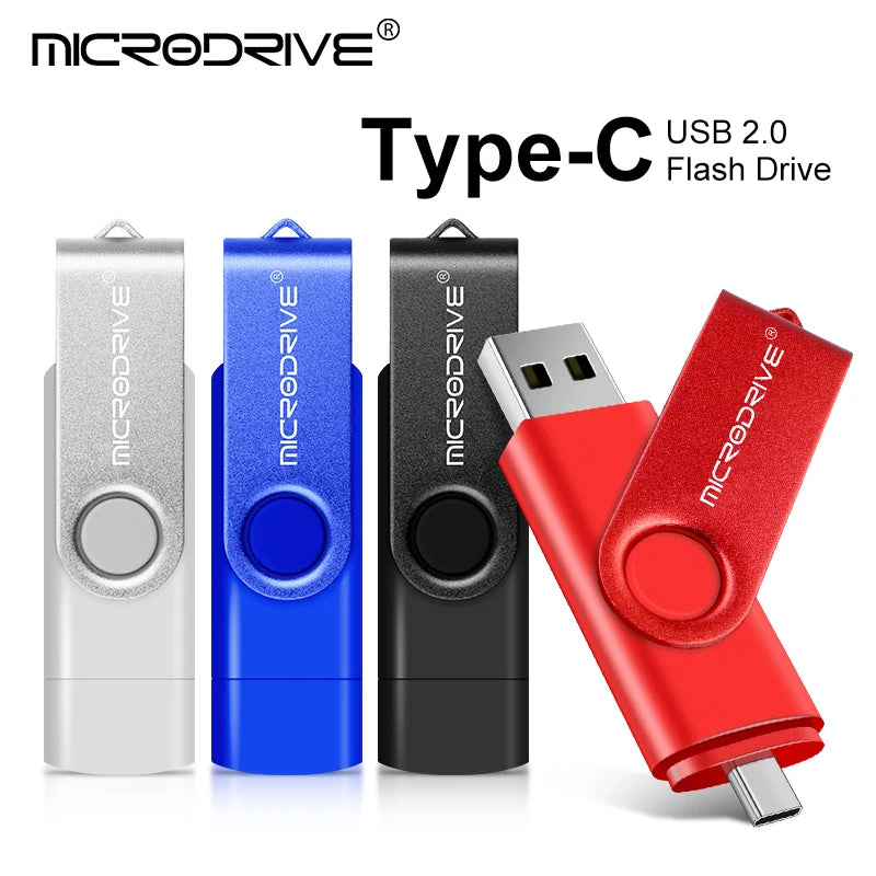Type C pen drive 128GB usb memory stick